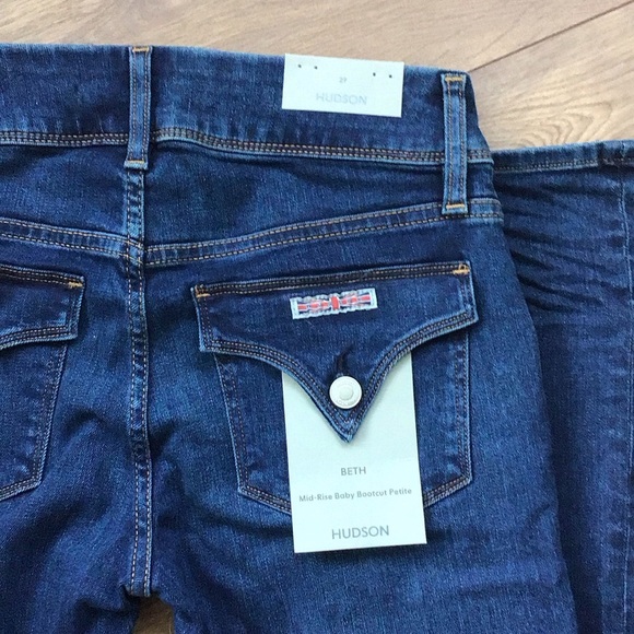 NEW HUDSON MID-RISE BOOT CUT BETH BABY “OBSCURITY” - Picture 7 of 10